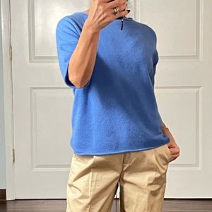 360 cashmere 100% cashmere short sleeves sweater